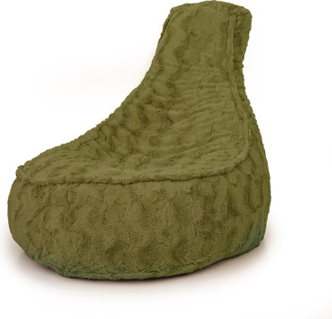 Stijlvolle bontlook (faux) Olijf