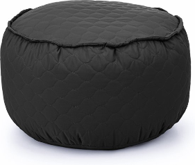 Nylon poef Zwart Ø 50 cm